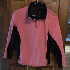 Black /pink fleece jacket